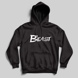 Beauty and Beast Sweatshirt Couples Hoodie Matching Couple - Etsy