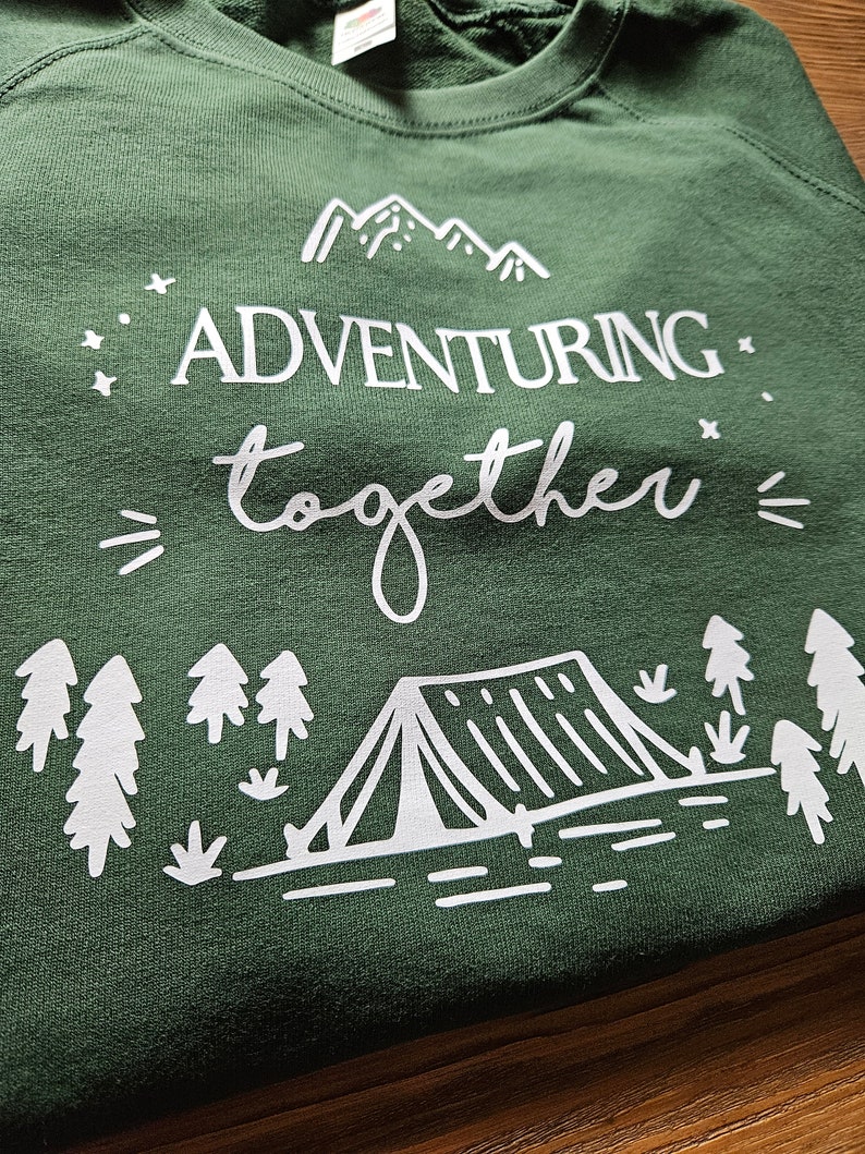 Matching Travel Sweatshirts, Travel Lover Sweatshirts, Honeymoon Gift for Couple, Mountain Honeymoon Hoodie, Matching Mr and Mrs Sweatshirts image 3