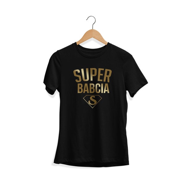 Super Babcia, Women T-shirt, Print T-shirt