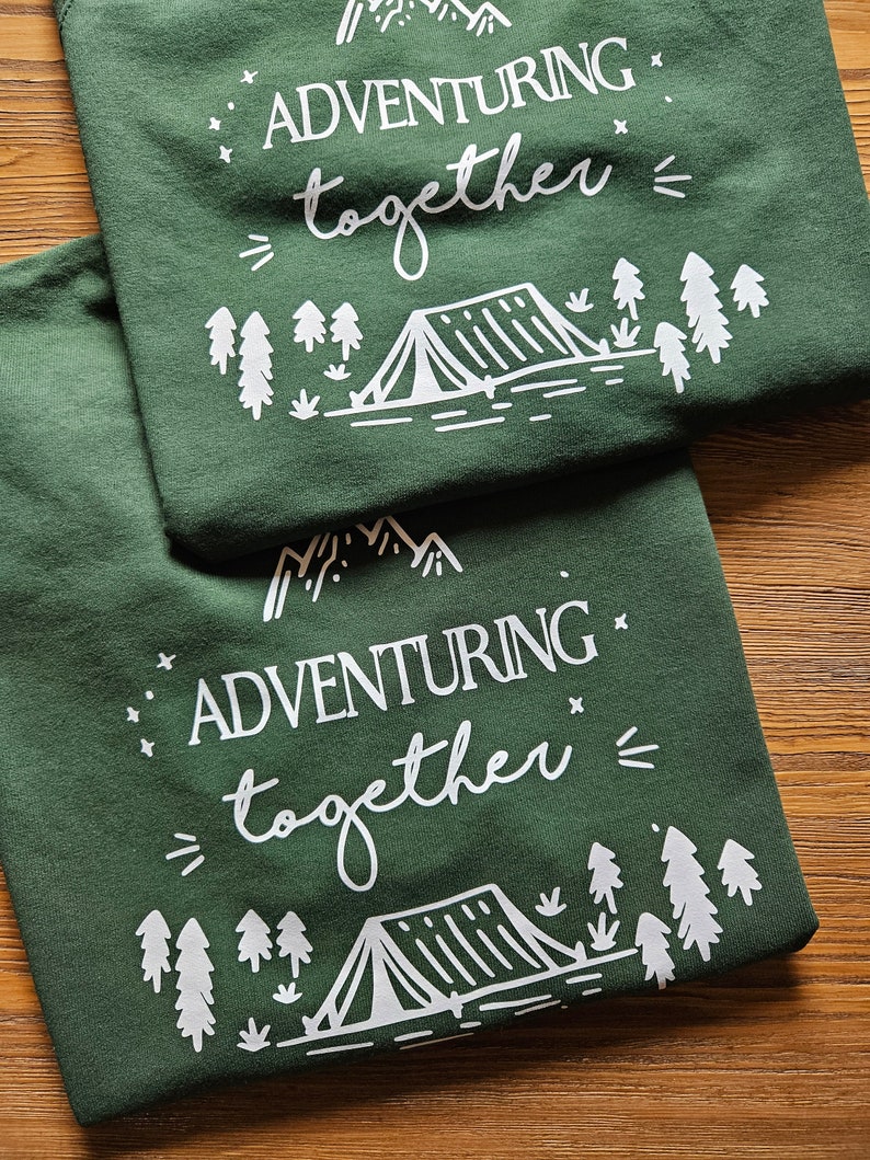 Matching Travel Sweatshirts, Travel Lover Sweatshirts, Honeymoon Gift for Couple, Mountain Honeymoon Hoodie, Matching Mr and Mrs Sweatshirts image 5