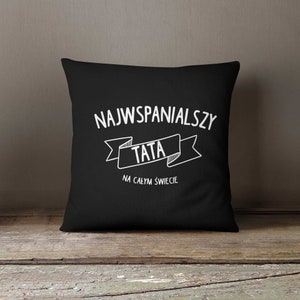 Wspaniały Tata, Pillow, Cushion, Sofa Pillow imagen 3