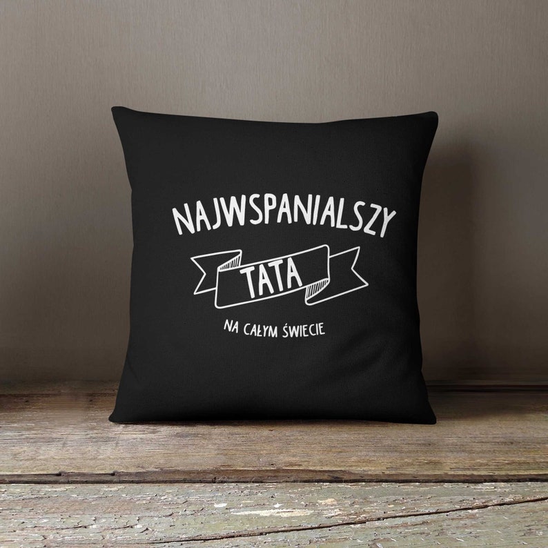 Wspaniały Tata, Pillow, Cushion, Sofa Pillow image 3