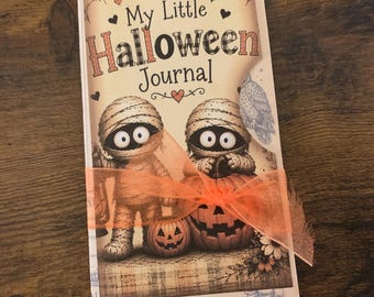Halloween Mummies Junk Journal Folio