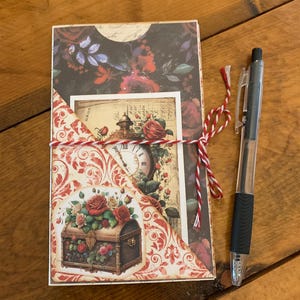 Vintage Rose Junk Journal Folio