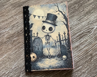 Mini Halloween Junk Journal Ephemera Booklet