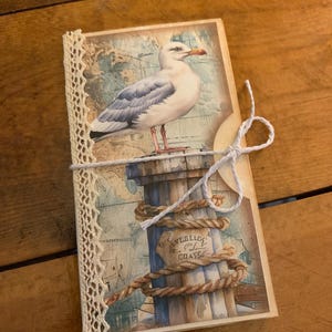 Nautical Beachy Junk Journal Folio