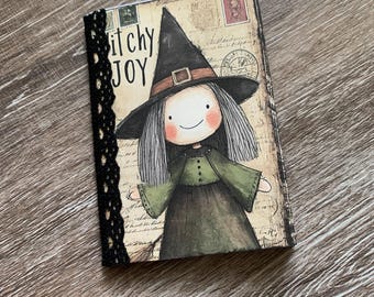 Mini Halloween Junk Journal Ephemera Booklet