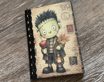 Mini Halloween Junk Journal Ephemera Booklet
