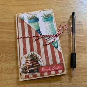 Christmas Books Junk Journal Folio