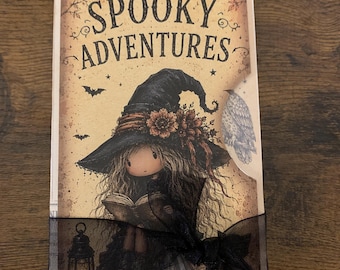 Halloween Gothic Witch Junk Journal Folio