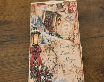 Christmas Alice Junk Journal Folio