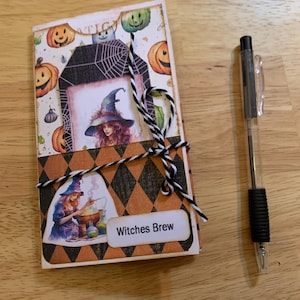 Halloween Witches Brew Junk Journal Folio