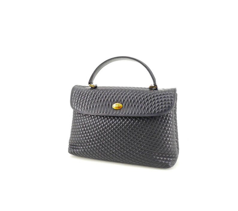 BALLY vintage quilted handbag Etsy