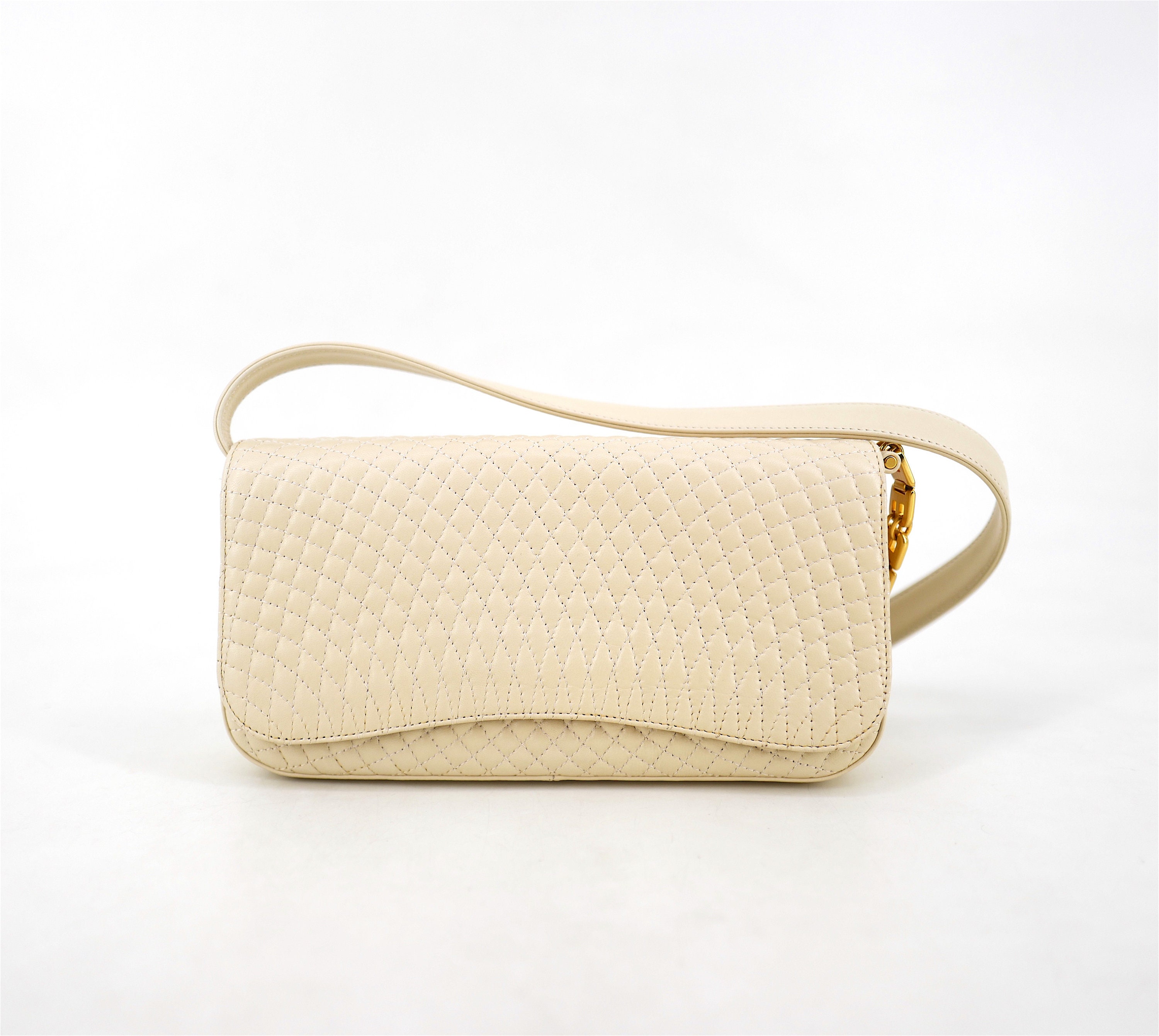 bally quilted bag