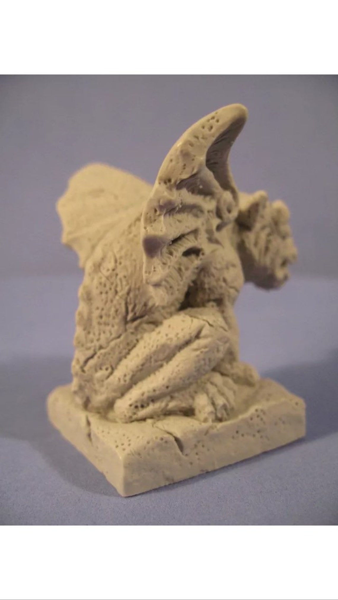 New Miniature Gargoyle Statue Diorama / Dollhouse Figure Etsy