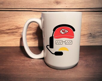 Andy Reid/Chiefs 15 oz. Mug/Football cup