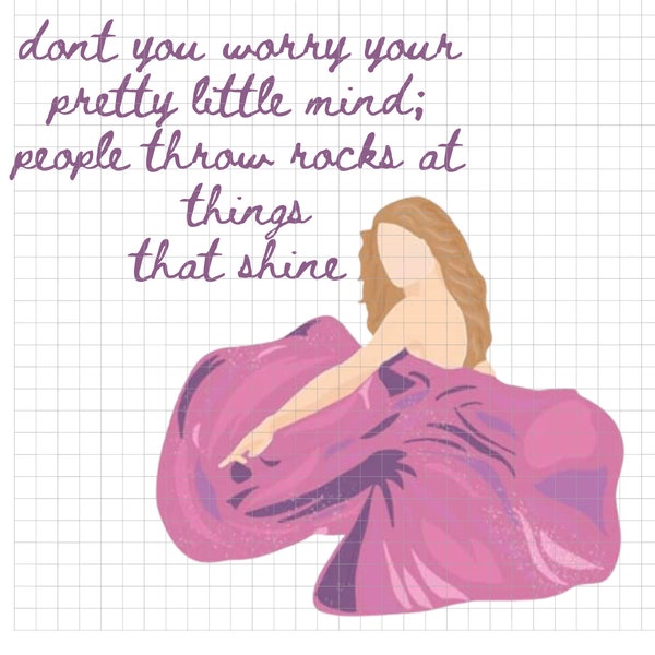 Don't you worry your pretty little mind PNG/Taylor Swift/Swiftie/Digital file ONLY