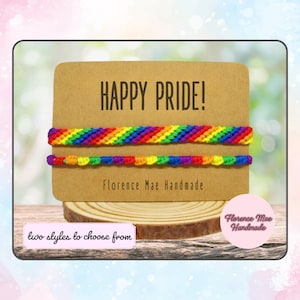 Gay Pride Bracelet | Anklet / Wristband | Jewelry [same-sex wedding gift, customized LGBTQ, lesbian, queer, trans, pride, stocking stuffer]