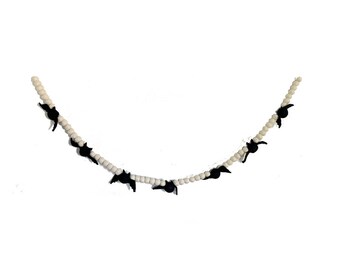 Felted bats Halloween garland