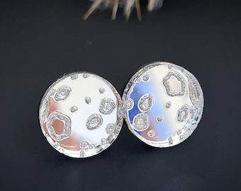 Luna full moon earrings