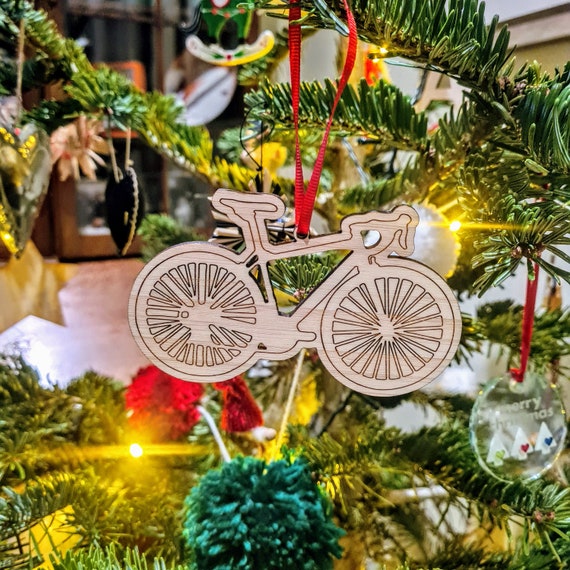 Nachhaltige Bambus Road Bike Weihnachtsbaum Dekoration. - Etsy sterreich