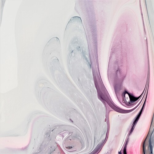 Original painting in shops Fluid Art Swirls and Pearls