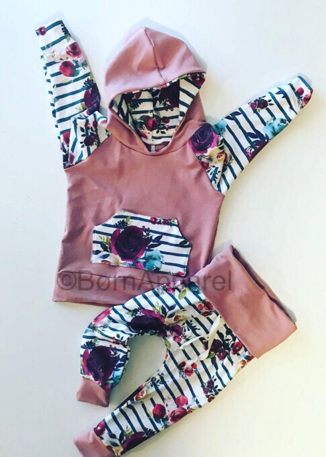 Baby Girl Outfit Floral Baby Outfit Newborn Girl Clothing Etsy