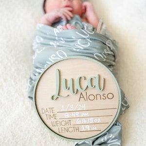 Birth Announcement Disc