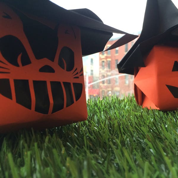 Origami Jack O' Lanterns