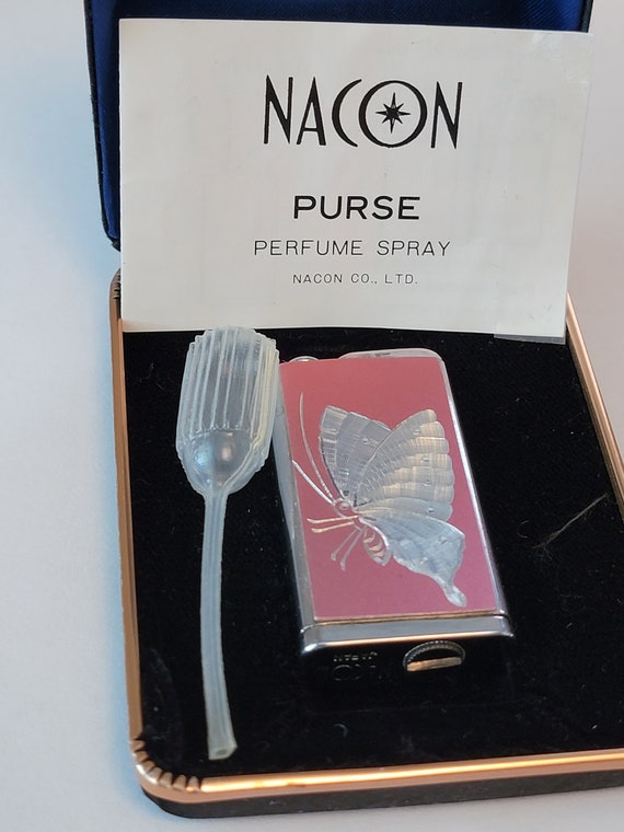 Beautiful Vintage Nacon Perfume Purse Spray Atomiz