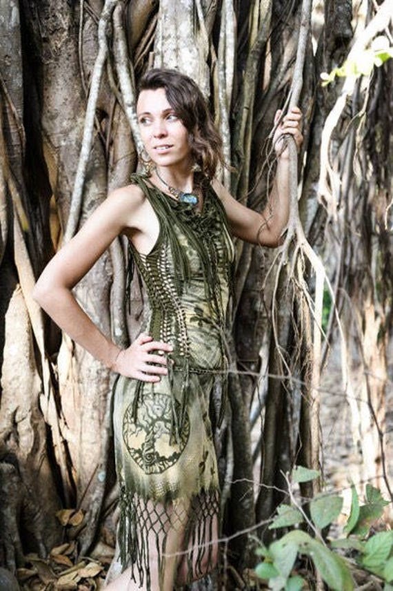 Freaky Forest Braided Dress Etsy