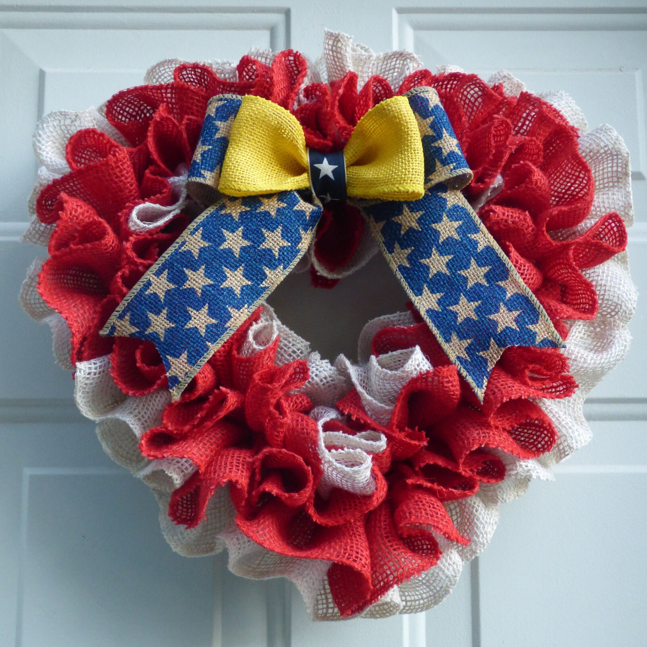 Large Red Ribbon Pull Bows - 9 Wide, Set of 6, Christmas, Gift Bows,  Wreath, Presents, Veteran's Day, Birthday, 4th of July