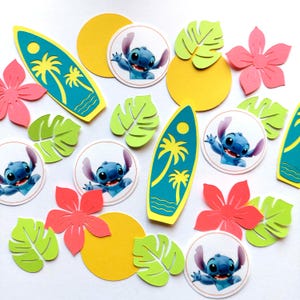 Lilo & Stitch Party Confetti: Hawaiian Luau Decor, 120 pc