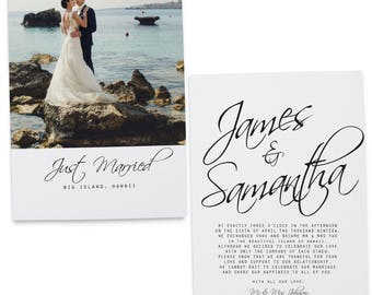 wedding announcement etsy wedding announcement photo cards