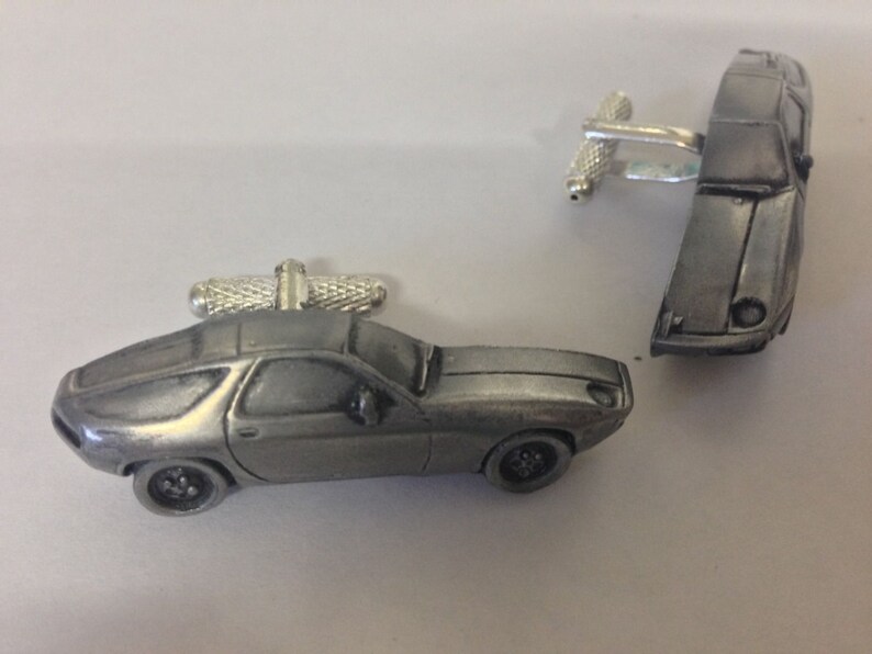 Jewelry Wearable Tech Jewelry Porsche 928 3d Cufflinks Classic Car Pewter Effect Cufflinks Ref191
