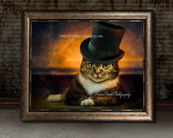 We Call it the Monocle - Portraits of Your Pets in a Top Hat & Monocle –  Iconic Paw