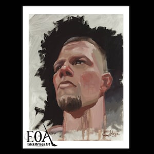 Print 9&quot;X12&quot;- Nate Diaz artwork