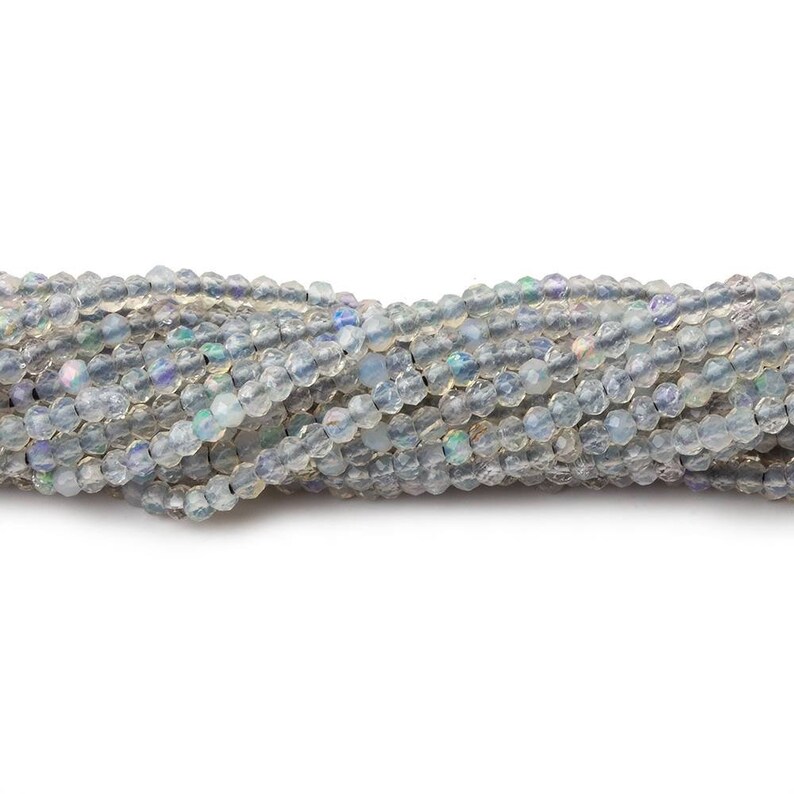 1.8mm Australian Opal Faceted Round Beads Australian Opal | Etsy