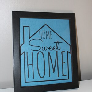 Home Sweet Home Quote Digital Print