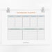 HOMEWORK PLANNER Printable PDF Printable Homework Planner Calendar ...