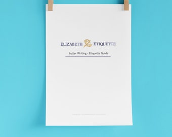 Letter Writing Planner For Kids/Adults, Letter Writing Guide, The Correct Guide To Letter Writing, Printable Pdf (Instant Download)