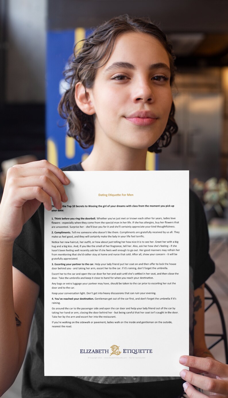 Guía de etiqueta de citas para hombres, Reglas de citas, Guía de citas, Consejos para citas imagen 9