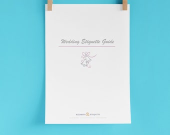 Guía de etiqueta de boda Aprenda a planificar, gestionar y adaptar un evento memorable para su vida, libro nupcial, planificador de bodas