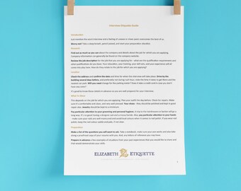 Etiquette Interview Guide, The Ultimate Job Interview Cheat Book Toughest Job Interview Guide Professional Career Development Interview Prep