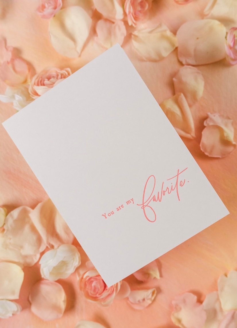 TRIDECOR You Are My Favorite Greeting Card - Valentine's Day Card