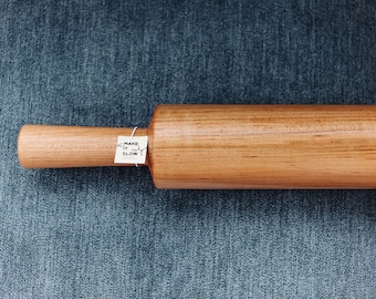 Hand Turned Maple Hardwood Rolling Pin