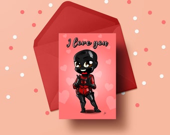 Berry In Rubber - Valentine's Day Greeting, Latex Fetishist