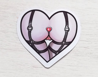 Vinyl sticker - harness ass