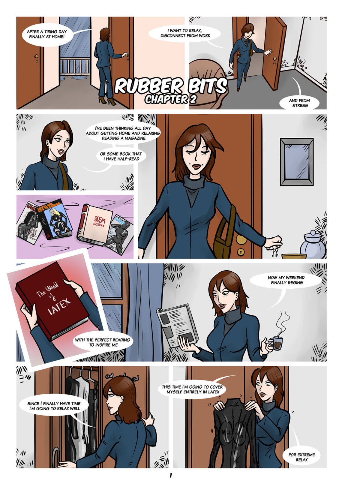 ENGLISH Fetish Porn Comic RUBBER BITS - Etsy Australia