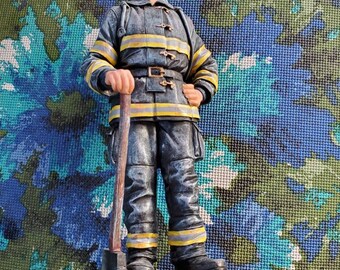 wooden fireman figures